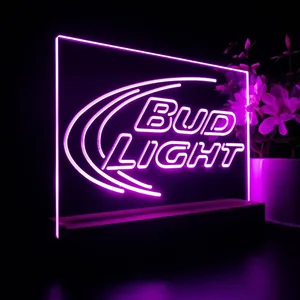 Bud Light Logo 1 LED Desk Light