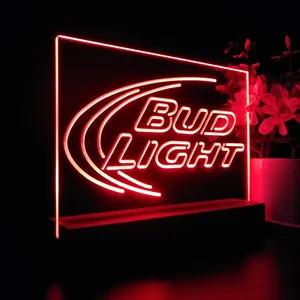 Bud Light Logo 1 LED Desk Light