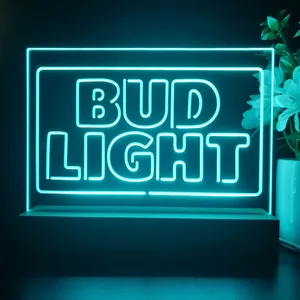 Bud Light Logo 2 LED Desk Light