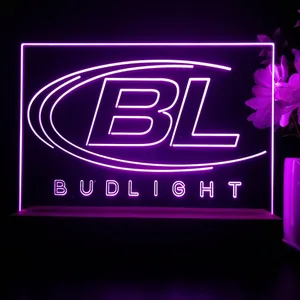 Bud Light Logo LED Desk Light