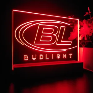 Bud Light Logo LED Desk Light