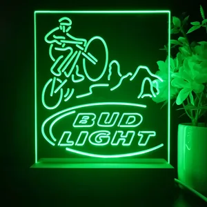 Bud Light Mountain Bike LED Desk Light