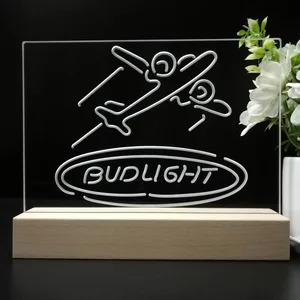 Bud Light Plane LED Desk Light
