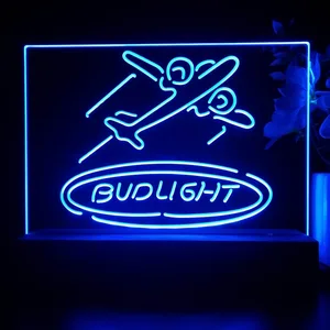 Bud Light Plane LED Desk Light