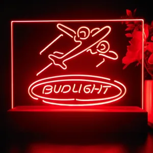 Bud Light Plane LED Desk Light