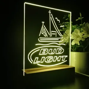 Bud Light Sailboat LED Desk Light