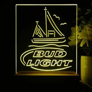 Bud Light Sailboat LED Desk Light