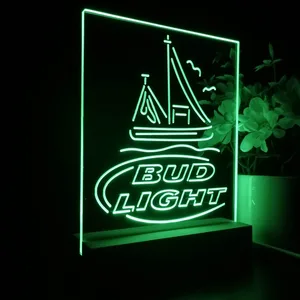 Bud Light Sailboat LED Desk Light
