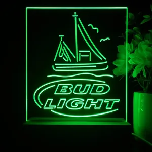 Bud Light Sailboat LED Desk Light