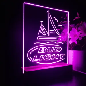 Bud Light Sailboat LED Desk Light