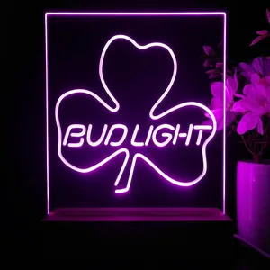 Bud Light Shamrock LED Desk Light