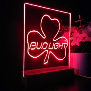 Bud Light Shamrock LED Desk Light