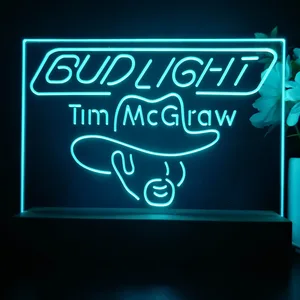Bud Light Tim McGraw LED Desk Light
