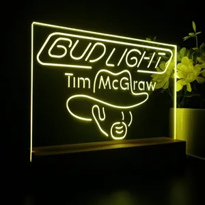 Bud Light Tim McGraw LED Desk Light