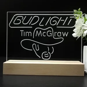 Bud Light Tim McGraw LED Desk Light