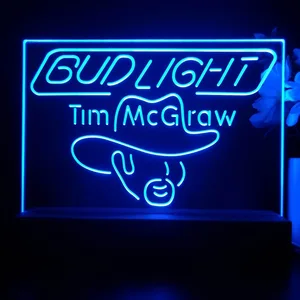 Bud Light Tim McGraw LED Desk Light