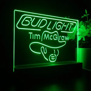 Bud Light Tim McGraw LED Desk Light