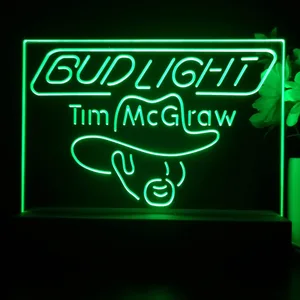 Bud Light Tim McGraw LED Desk Light