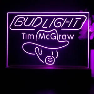 Bud Light Tim McGraw LED Desk Light