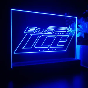 Bud Premium Ice Lager LED Desk Light