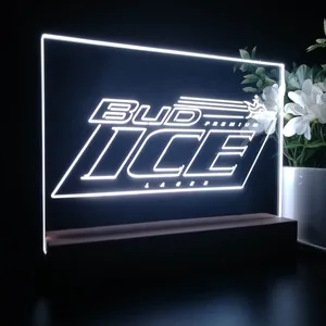 Bud Premium Ice Lager LED Desk Light