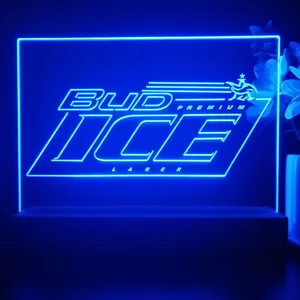 Bud Premium Ice Lager LED Desk Light