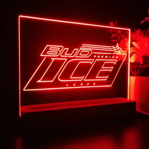 Bud Premium Ice Lager LED Desk Light