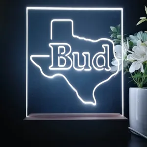 Bud Texas Map LED Desk Light