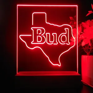 Bud Texas Map LED Desk Light