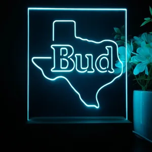 Bud Texas Map LED Desk Light