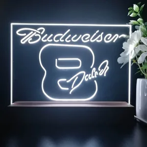Budweiser 8 Dale Jr. LED Desk Light