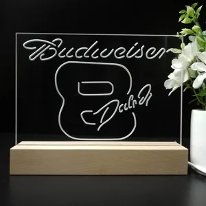 Budweiser 8 Dale Jr. LED Desk Light