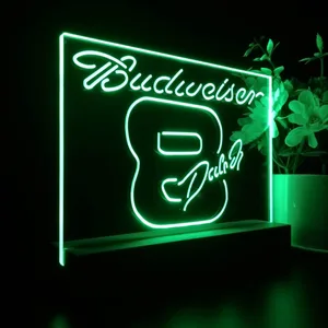 Budweiser 8 Dale Jr. LED Desk Light