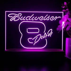 Budweiser 8 Dale Jr. LED Desk Light