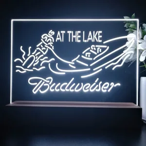 Budweiser At The Lake LED Desk Light