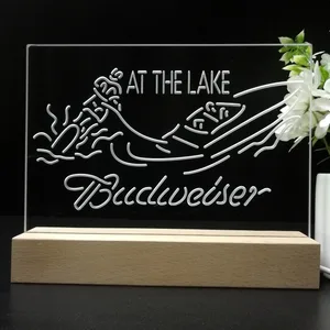 Budweiser At The Lake LED Desk Light