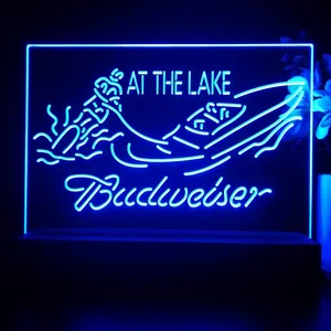 Budweiser At The Lake LED Desk Light