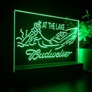Budweiser At The Lake LED Desk Light