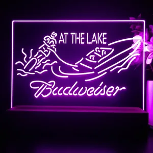 Budweiser At The Lake LED Desk Light