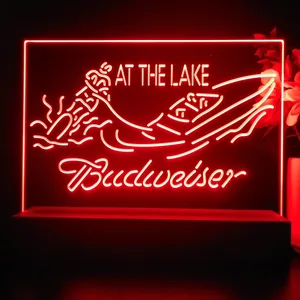 Budweiser At The Lake LED Desk Light