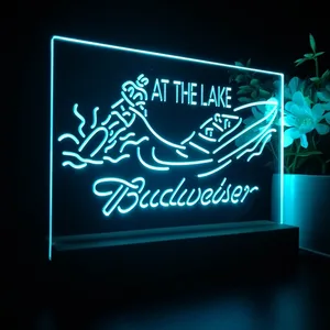 Budweiser At The Lake LED Desk Light