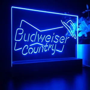 Budweiser Country Cowboy LED Desk Light