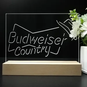 Budweiser Country Cowboy LED Desk Light