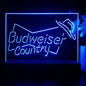 Budweiser Country Cowboy LED Desk Light