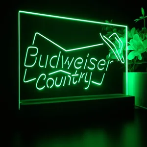 Budweiser Country Cowboy LED Desk Light