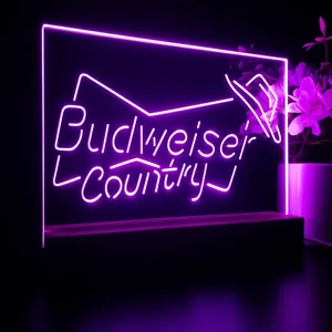 Budweiser Country Cowboy LED Desk Light