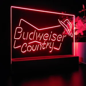 Budweiser Country Cowboy LED Desk Light