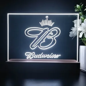 Budweiser Crowned B LED Desk Light