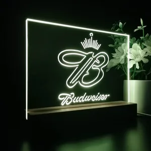 Budweiser Crowned B LED Desk Light