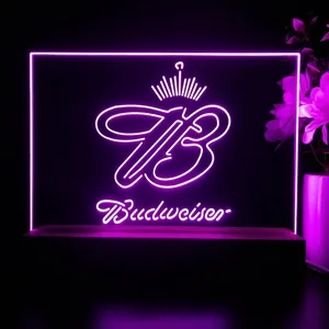 Budweiser Crowned B LED Desk Light
